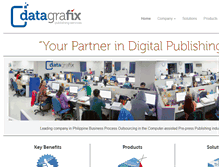 Tablet Screenshot of datagrafix.com